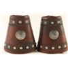 Image 1 : Pair of Tooled Cowboy Cuffs