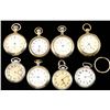 Image 1 : Lot of 8 Pocket Watches