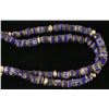 Image 2 : Cobalt Chevron Trade Bead Necklace