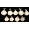 Image 1 : Lot of 9 Pocket Watches