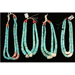 Lot of 4 Jaclas Set Lone Mountain Turquoise