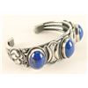 Image 1 : 3 Stone Lapis Cuff Bracelet