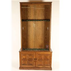 Veneered Rifle Cabinet