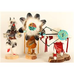Lot of 3 Kachinas