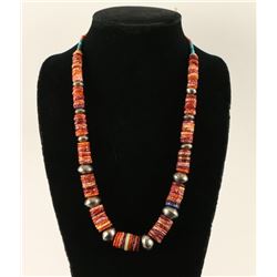 Native American Coral Necklace