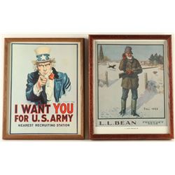 Lot of 2 Advertiser Prints
