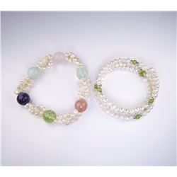 Two Lots of Pearl Bracelets