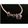 Image 2 : Amethyst Necklace and Earrings Set