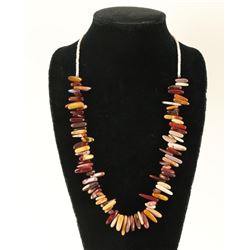 Multicolored Stone & Shell Necklace