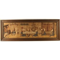Primitive Framed Tapestry