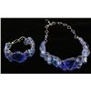 Image 1 : Artisan Cobalt Blue Glass Necklace Set