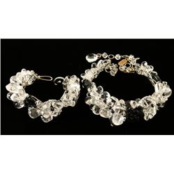 Wire Wrapped Necklace & Bracelet Set