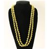 Image 2 : 7 Green Satin Bead Necklaces