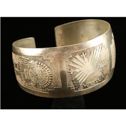 Peruvian Sterling Cuff Bracelet