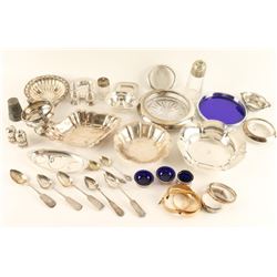 Bonanza Sterling & Silver Plate Lot