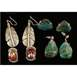 Lot of 4 Native American Earring Sets