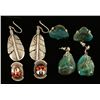 Image 1 : Lot of 4 Native American Earring Sets