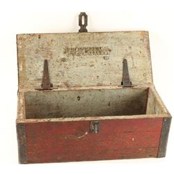 Antique Wooden Strongbox