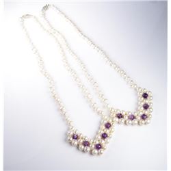 Two Lots of Nice Ladies Graduated Pearl Necklaces