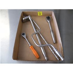 Qty 3 Snap-on wrenches & a speed wrench