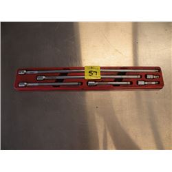 Snap-on 1/4" drive extension set