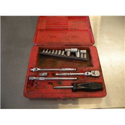 Snap-on 1/4" drive partial set