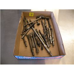 Snap-on air chisel bits