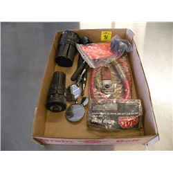 Work mirrors, magnet, pipe expander & whip hose