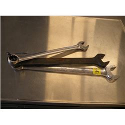 Qty 3 large Snap-on wrenches 1 1/4-1 5/8