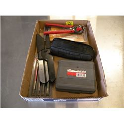 Mac Tools wire stripper, relay test jumper, terminal cleaners & misc