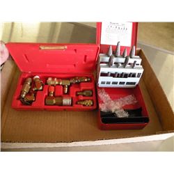 Blue Point air conditioning adaptor & Snap-on carbide burr set