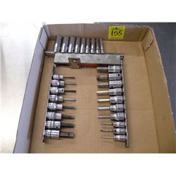 Snap-on allen sockets & 1/4" drive deep well