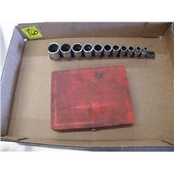 Snap-on 3/8 drive sockets & Blue Point screw extractor set