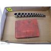 Image 1 : Snap-on 3/8 drive sockets & Blue Point screw extractor set
