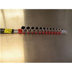 Snap-on 3/8 drive metric shallow socket set