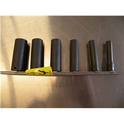 Snap-on 1/4" drive impact sockets -standard