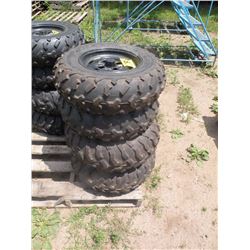 Qty 4 Honda take-off tires 24x8-12