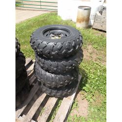 Qty 4 Honda take-off tires 24x10-11