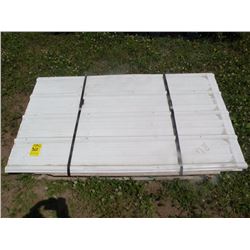 Pallet of short pole barn steel