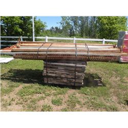 Pallet of pallet racking & shelf boards