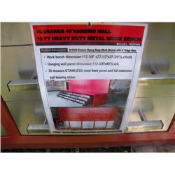 20 drawer work bench -New