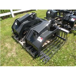 Heavy Duty 72" twin cylinder rock grapple -New