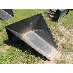 44" skidloader U-blade w/serated edge -New