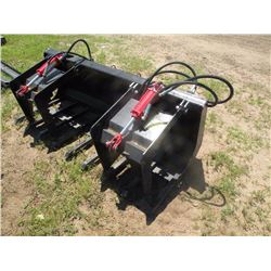 72" twin cylinder grapple bucket -New
