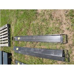 Pr of 6ft steel fork extensions -New