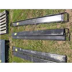 Pr of 6ft steel fork extensions -New