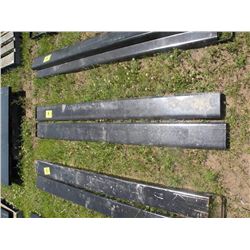 Pr of 6ft steel fork extensions -New