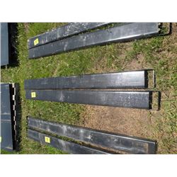 Pr of 6ft steel fork extensions -New