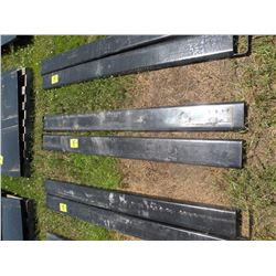 Pr of 6ft steel fork extensions -New
