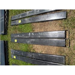 Pr of 6ft steel fork extensions -New